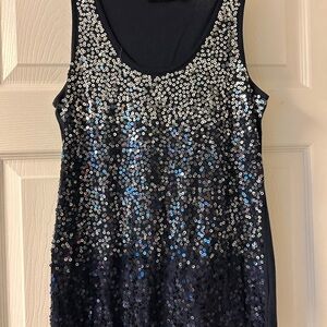 Apt. 9 Navy Blue Knit Top